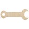 Wrench Solid Unfinished Wood Shape Piece Cutout for DIY Craft Projects
